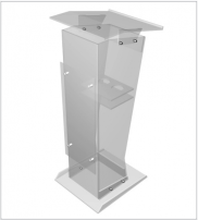 pupitru din plexiglas