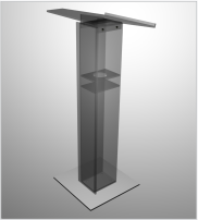 pupitru din plexiglas