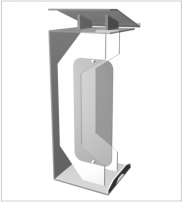 pupitru din plexiglas