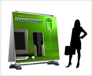 outdoor banner display master