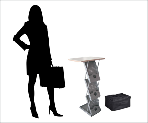 stand pentru brosuri portabil info-table