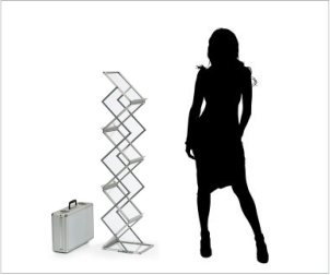 stand pentru brosuri portabil standard