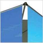 three sided banner display